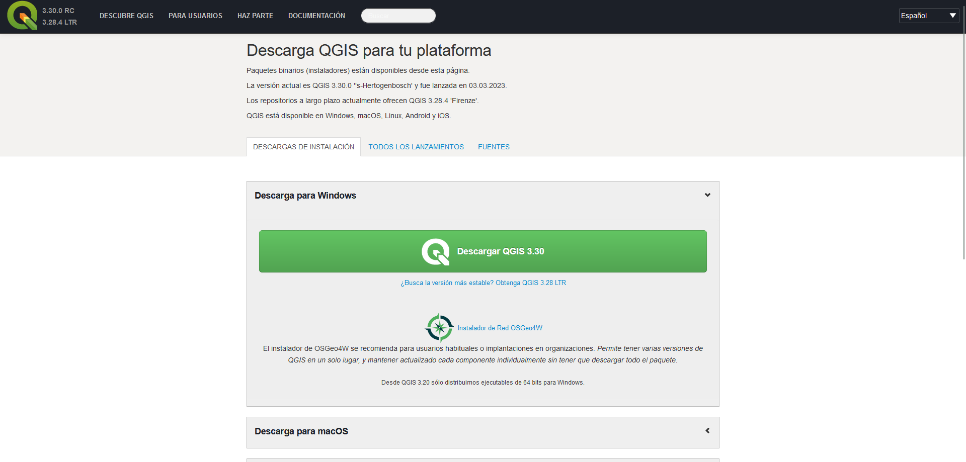 QGIS download